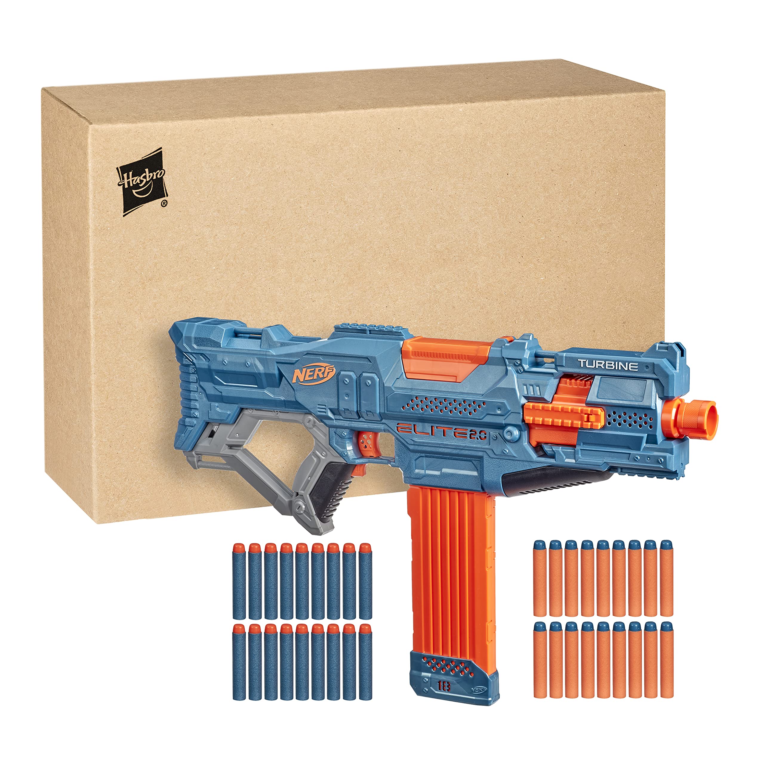 Amazon.com: Nerf Elite 2.0 Turbine CS-18 Motorised Blaster, 36