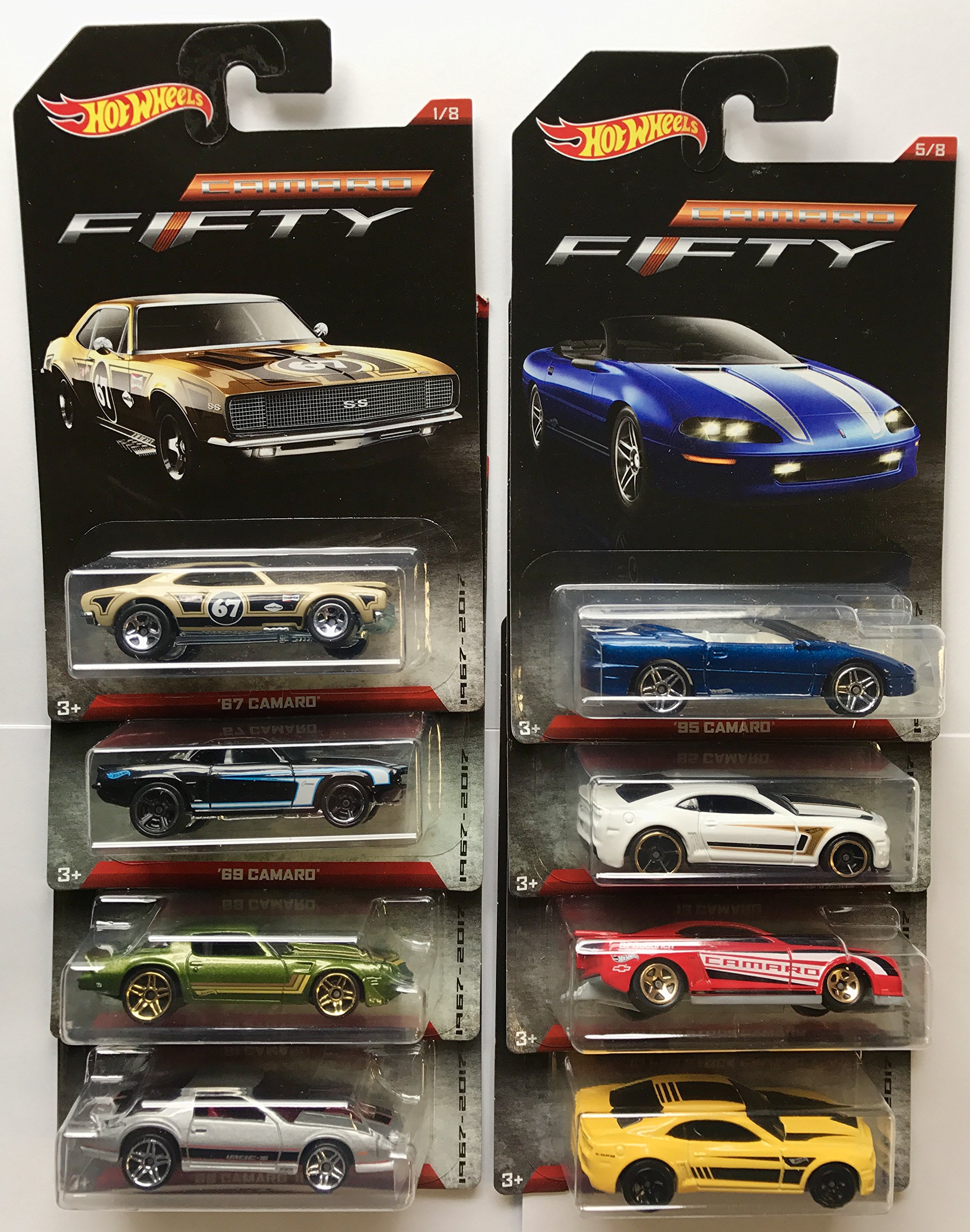 Amazon.co.jp: ホットウィール カマロ 50周年記念車8セット Hot Wheels