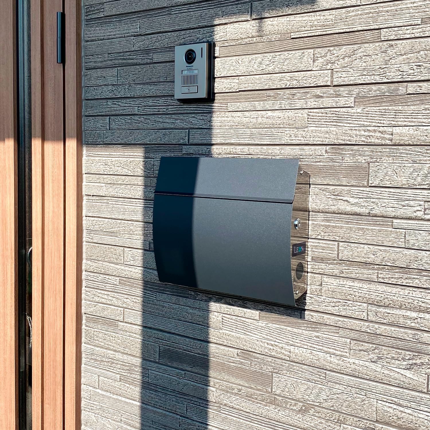 Amazon.co.jp: LEON (レオン) MB4801 郵便ポスト 壁掛けタイプ