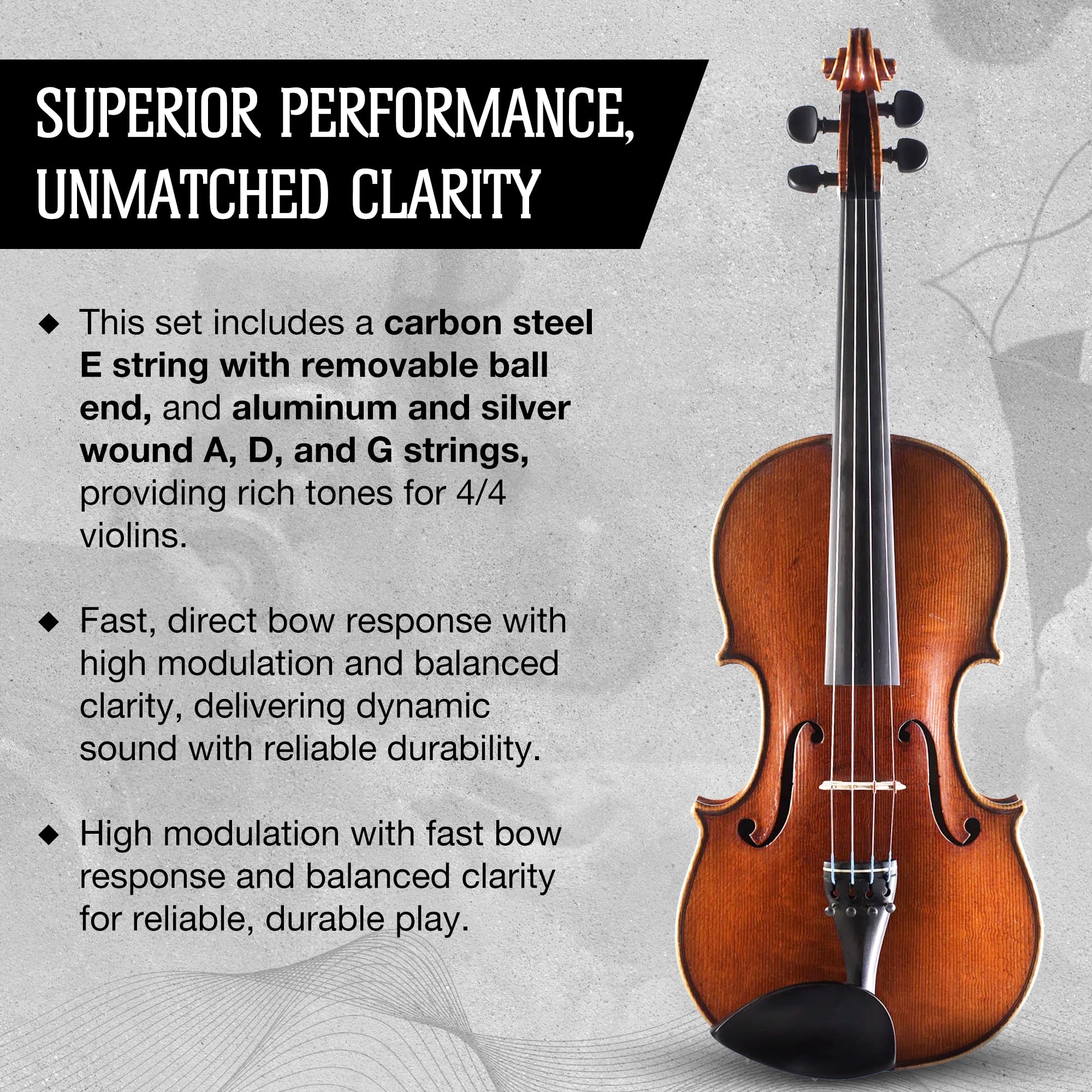 Amazon | Jargar Evoke バイオリンセット - バイオリン弦 4/4 フル