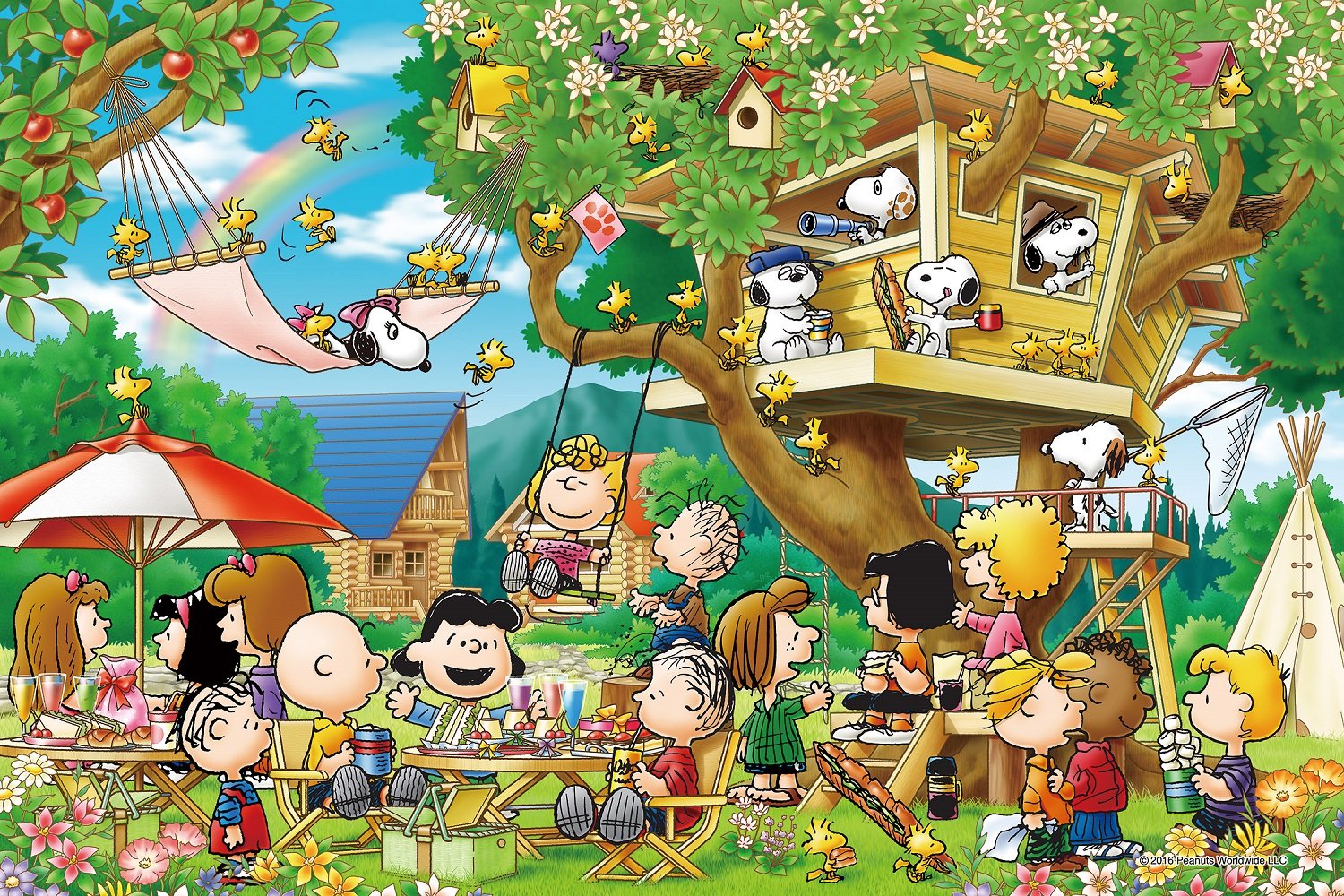 Amazon | エポック社 1000ピース ジグソーパズル PEANUTS ツリーハウス