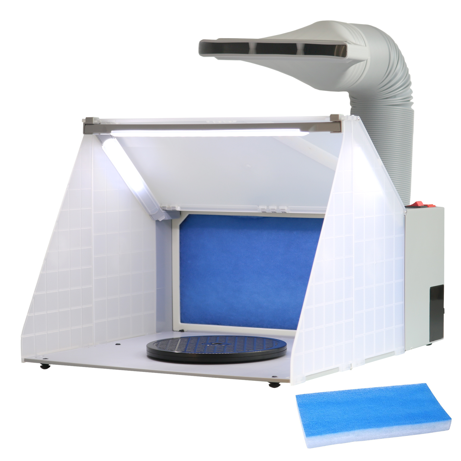 Amazon | Ausuc 塗装ブース スプレーブース LED 照明付き スプレー