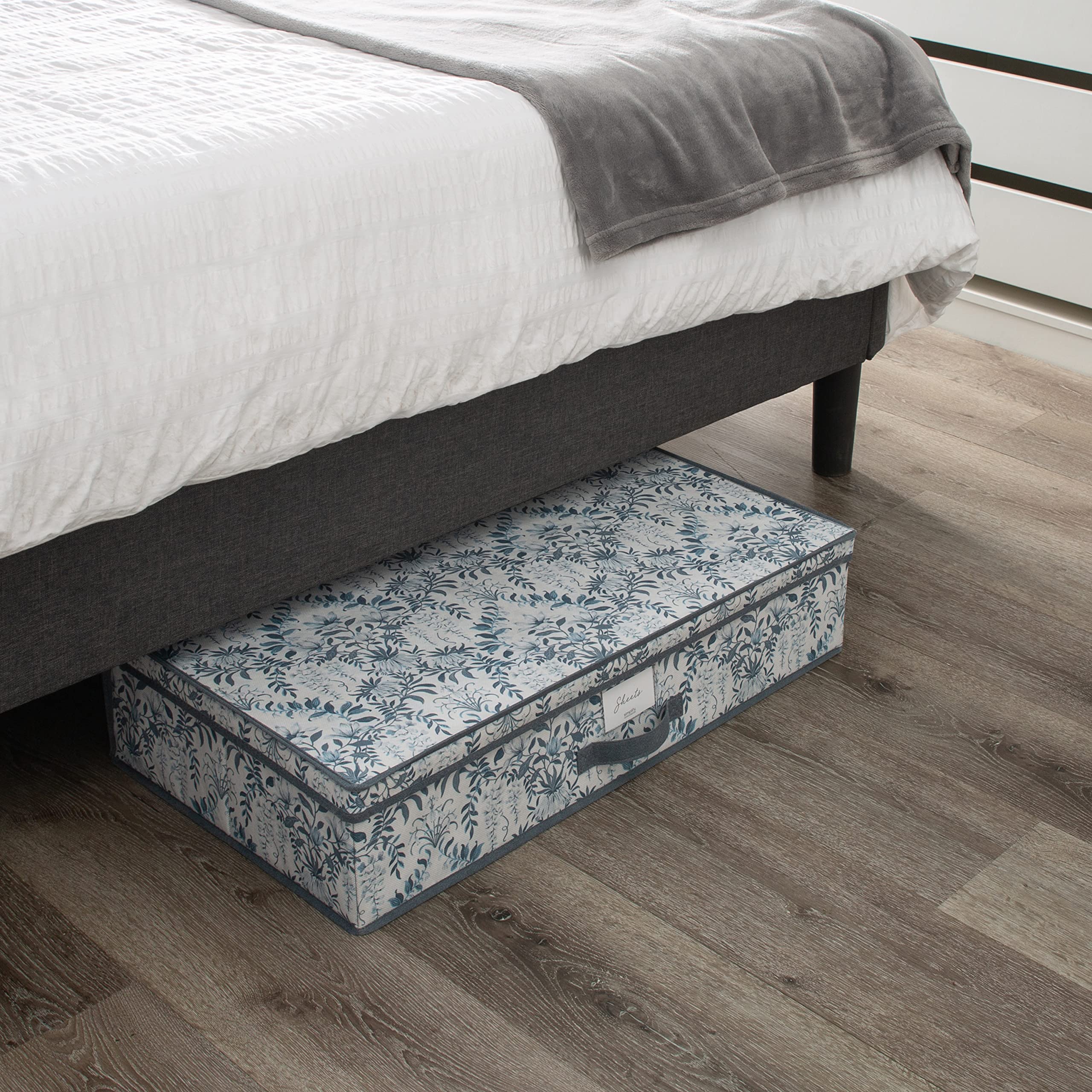 Amazon.com: Laura Ashley Non-Woven Under The Bed Storage Box