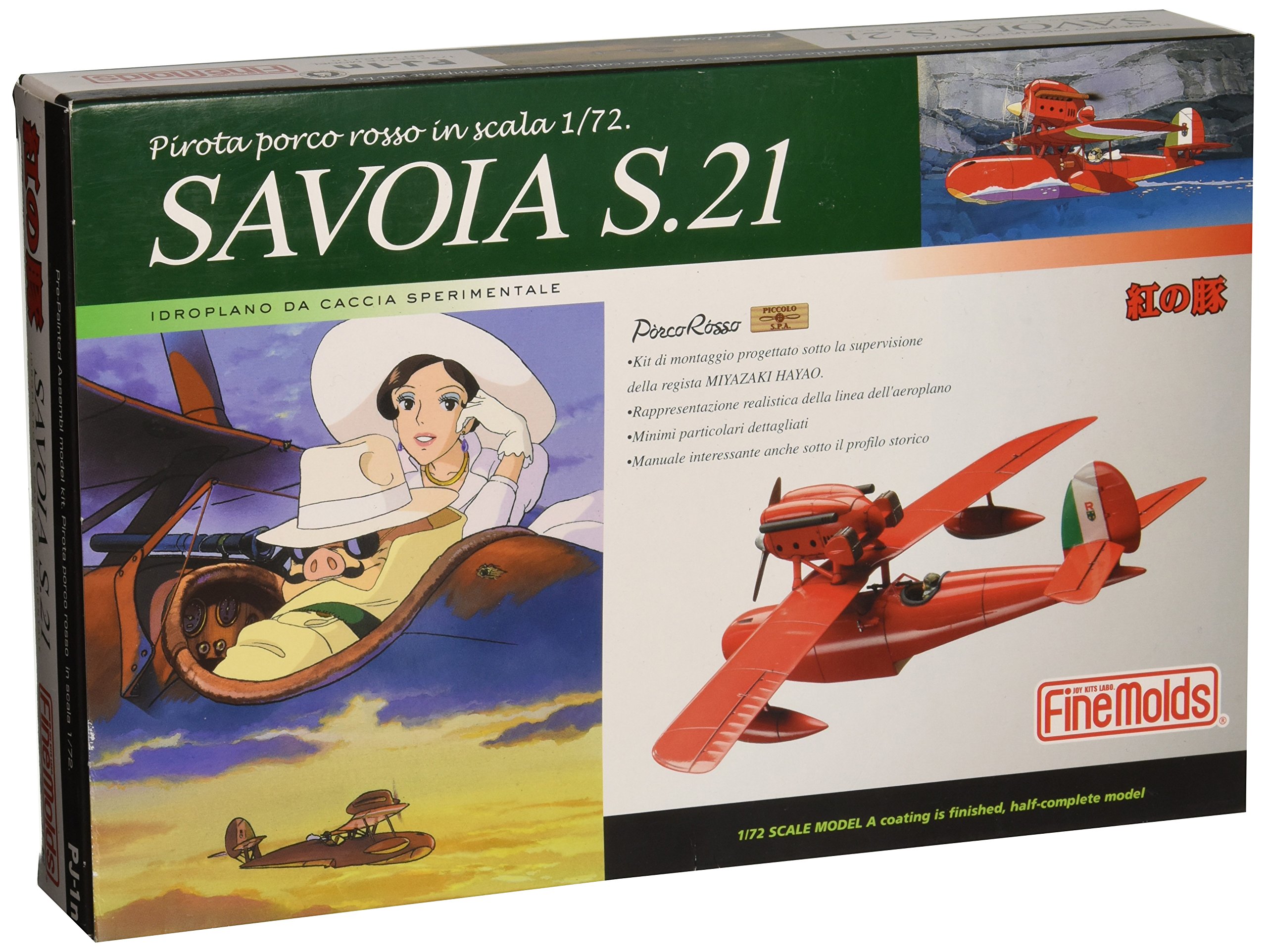 Amazon.com: Fine Molds Porco Ross: Savoia S.21 Model Kit (1:72
