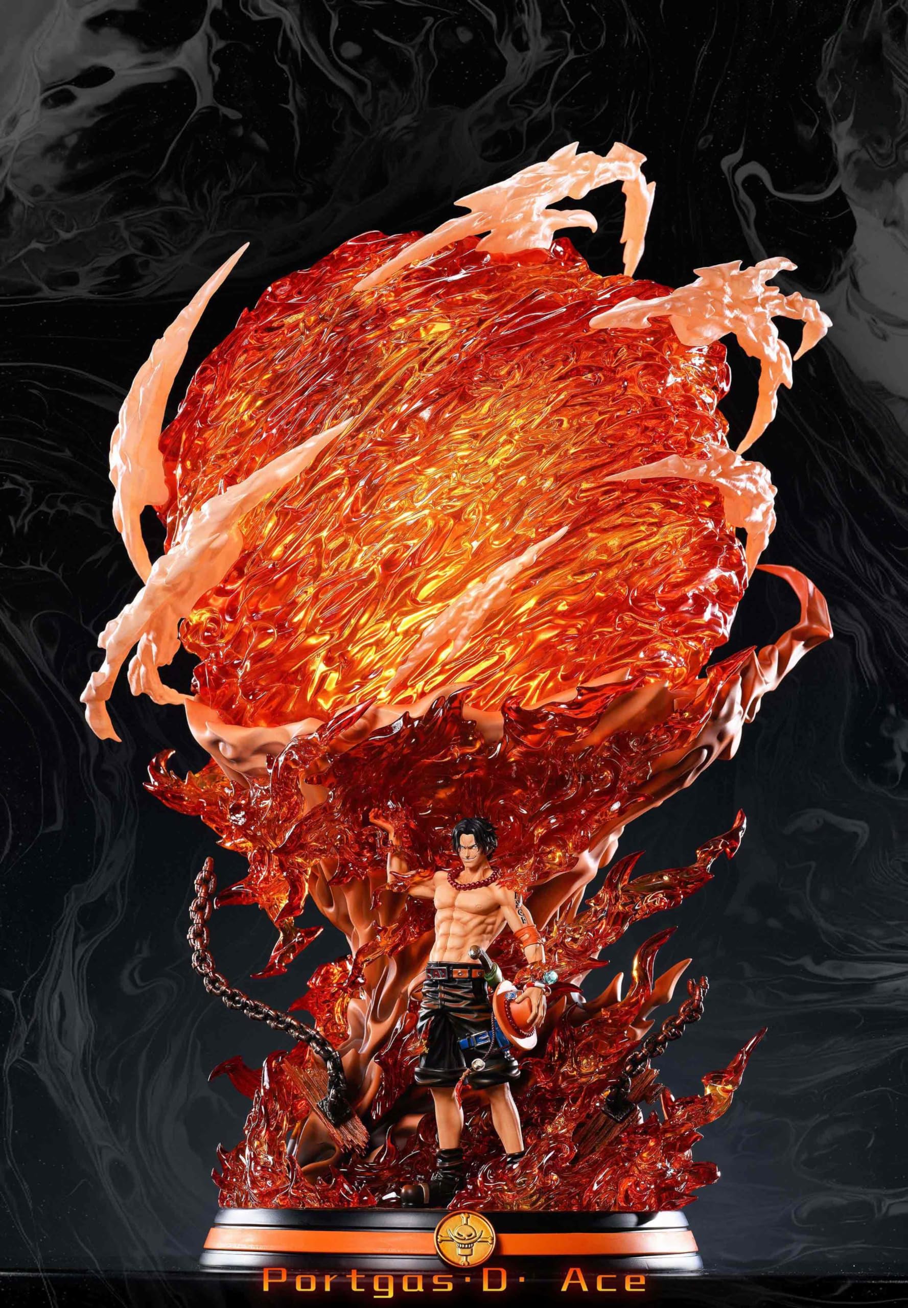 Amazon.co.jp: ポートガス・D・エース フィギュア 1/6スケール 塗装