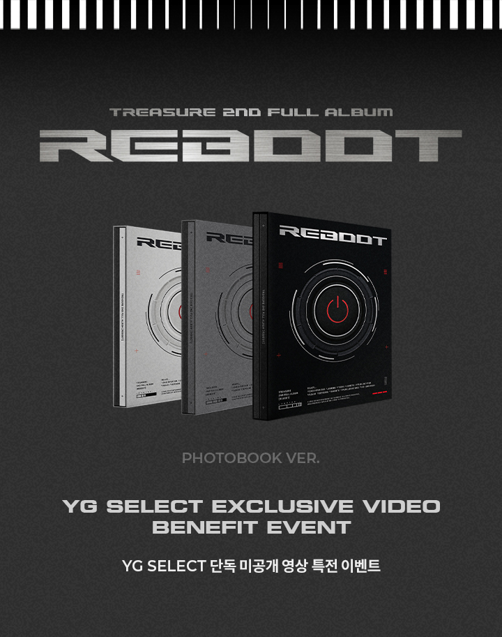 出回り無】TREASURE アサヒ REBOOT 特典 yg select YG SELECT