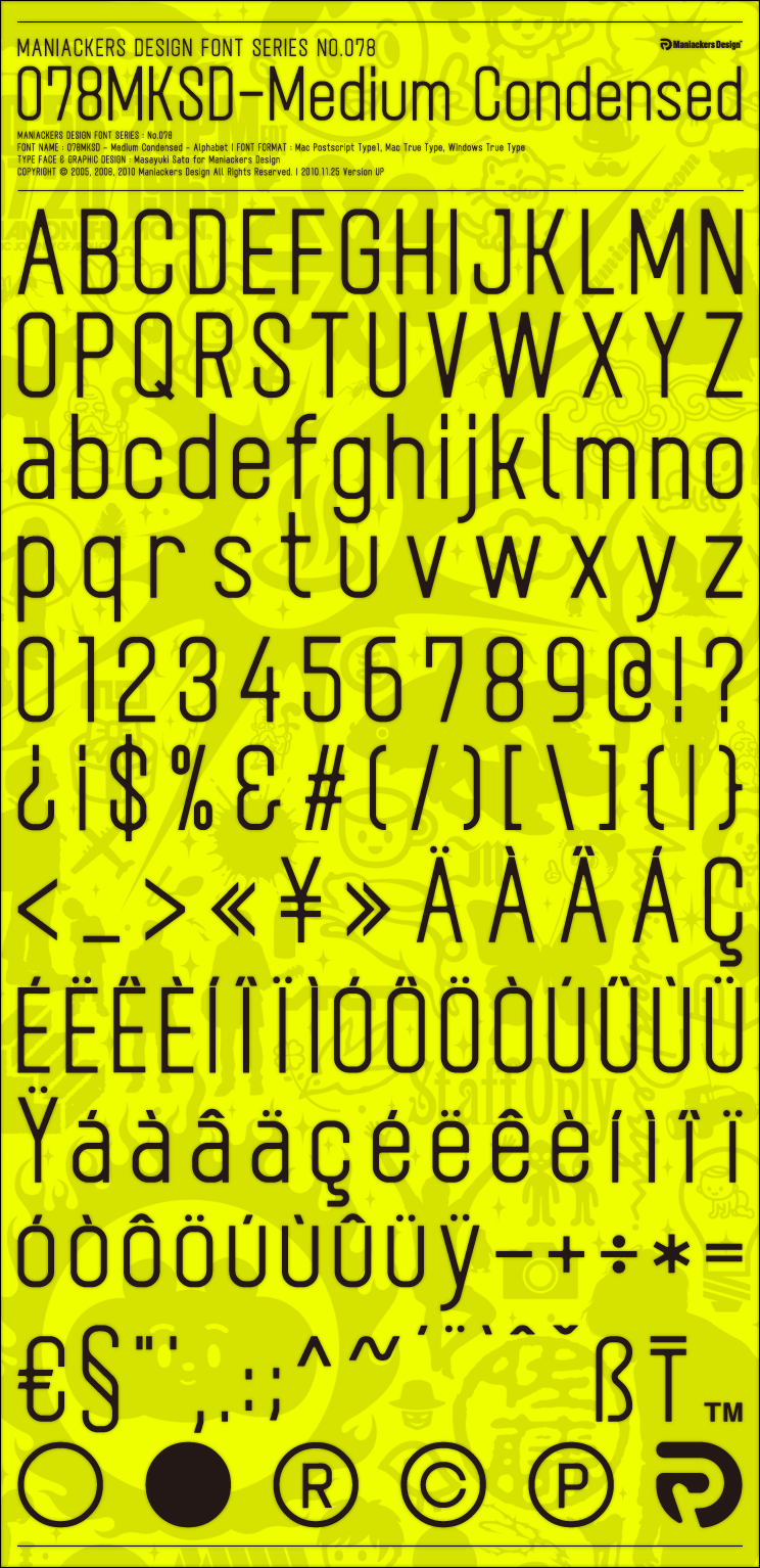 078MKSD - Medium Condensed - Alphabet