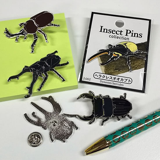 ギラファノコギリクワガタ｜リアルな昆虫ピンズ｜マインドダイレクト