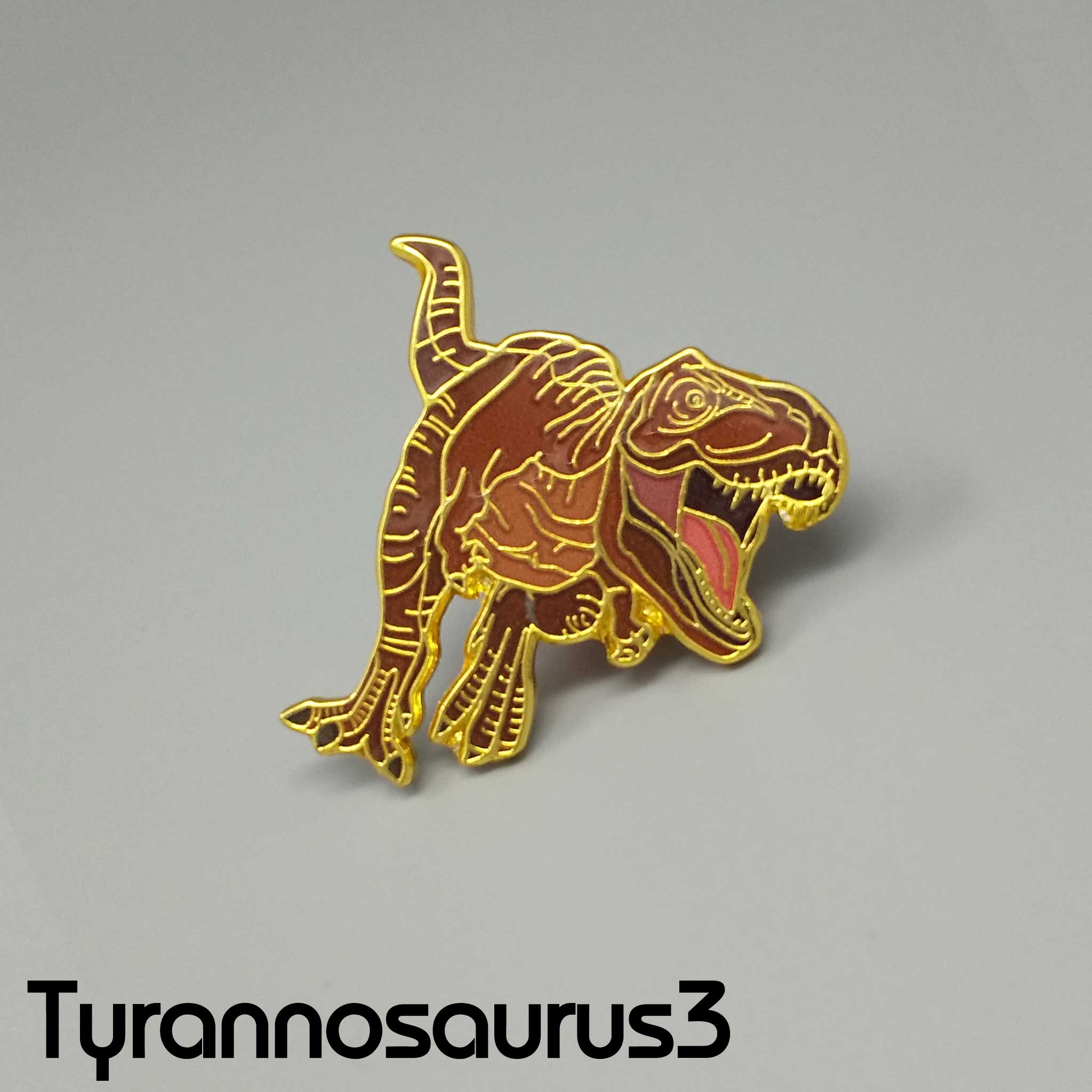 ティラノサウルス3｜コレクションピンズD-040｜マインドダイレクト