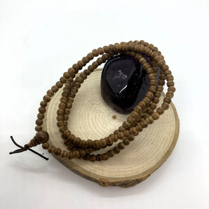 身延山 紫雲堂】 腕輪数珠 香木 最高級 沈香 ブレスレット 5㍉ 84