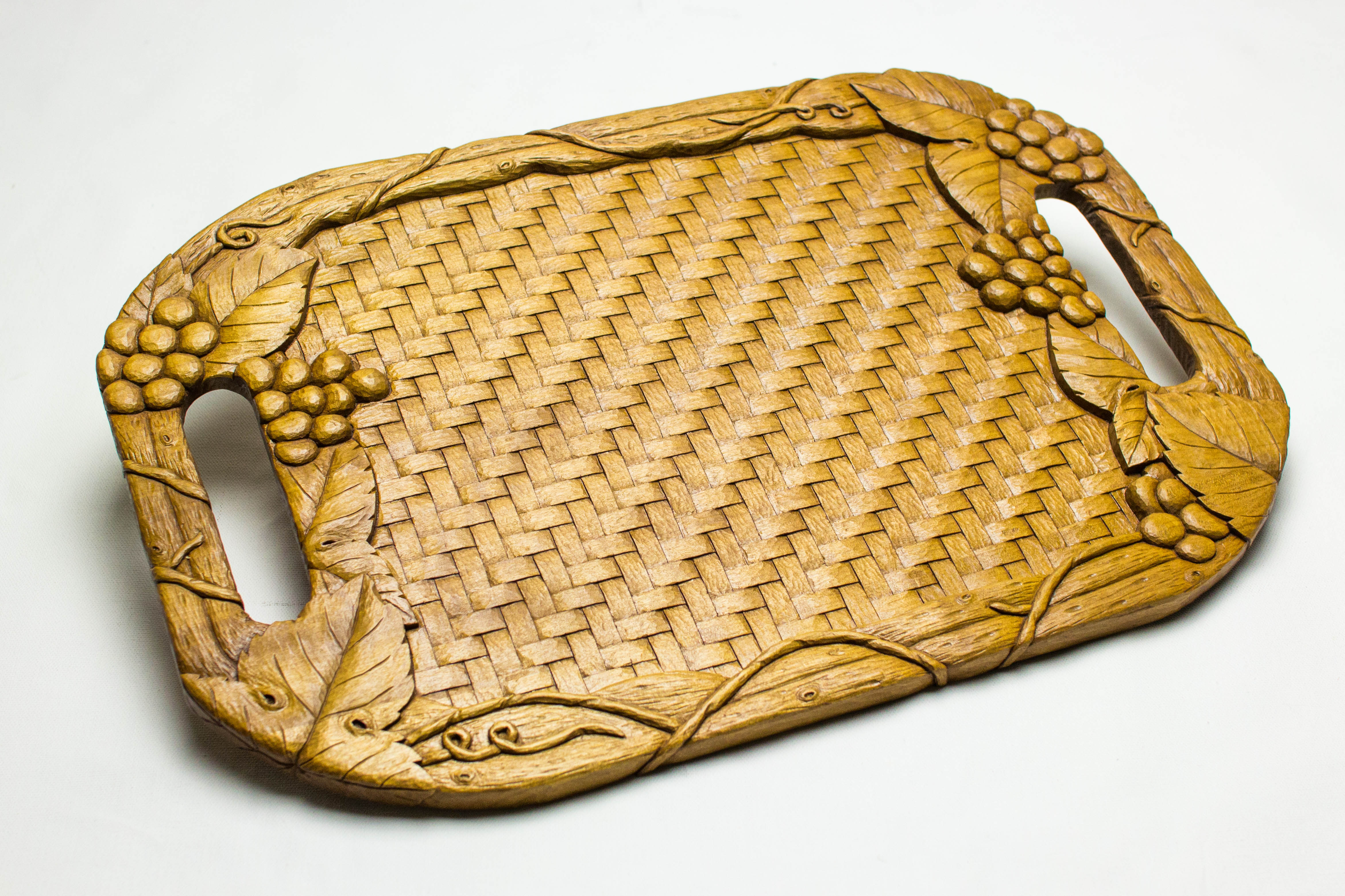 三木章刃物本舗｜ぶどうのお盆（落とし込み）-お盆・トレー