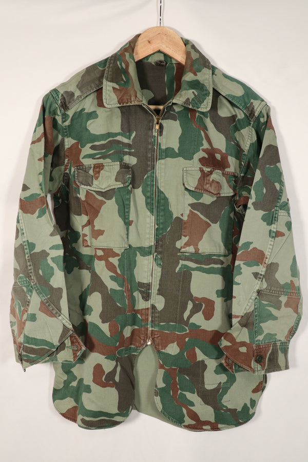 実物 日本国 陸上自衛隊 1980年代 熊笹迷彩 ジャケット 中古品 傷あり