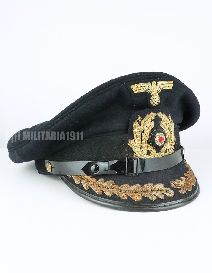 レプリカ ドイツ海軍 佐官 ブルートップ制帽 西ドイツ海軍改造