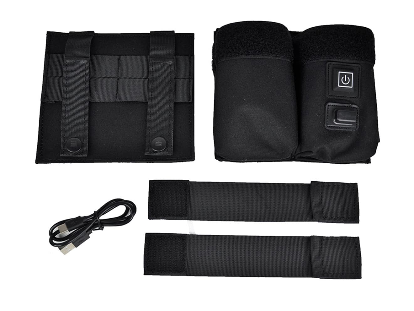 EAGLE FORCE マガジンウォーマーポーチ M4系マグ×2本 BK | ミリタリー