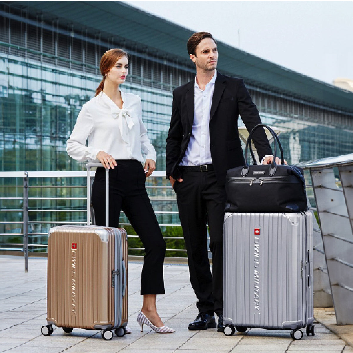 スーツケース SWISS MILITARY Mサイズ 4～6泊 65cm CYGNUS(シグナス