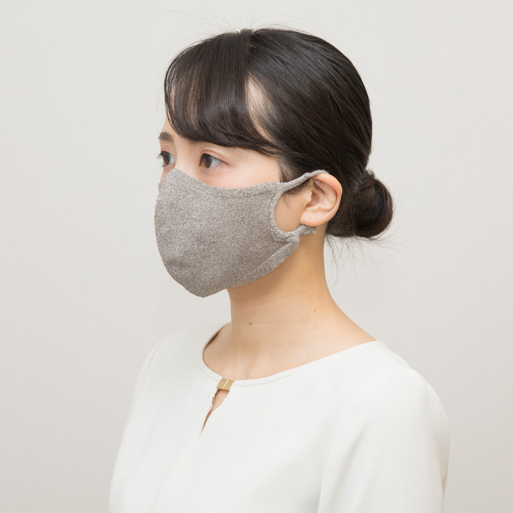 100回洗えるマスク/hamon AG マスク（グレー） ｜ ミツフジ株式会社