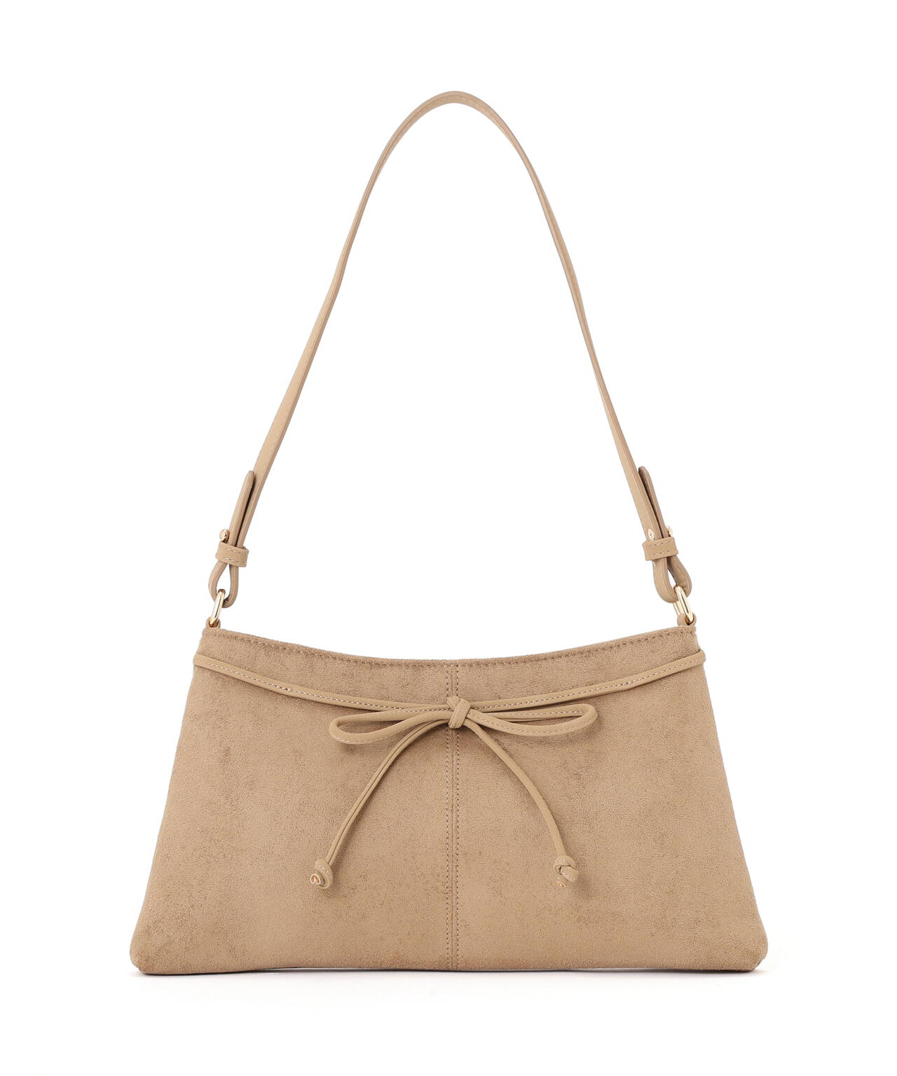 フェイクスエードリボンショルダーバッグ | PROPORTION BODY DRESSING