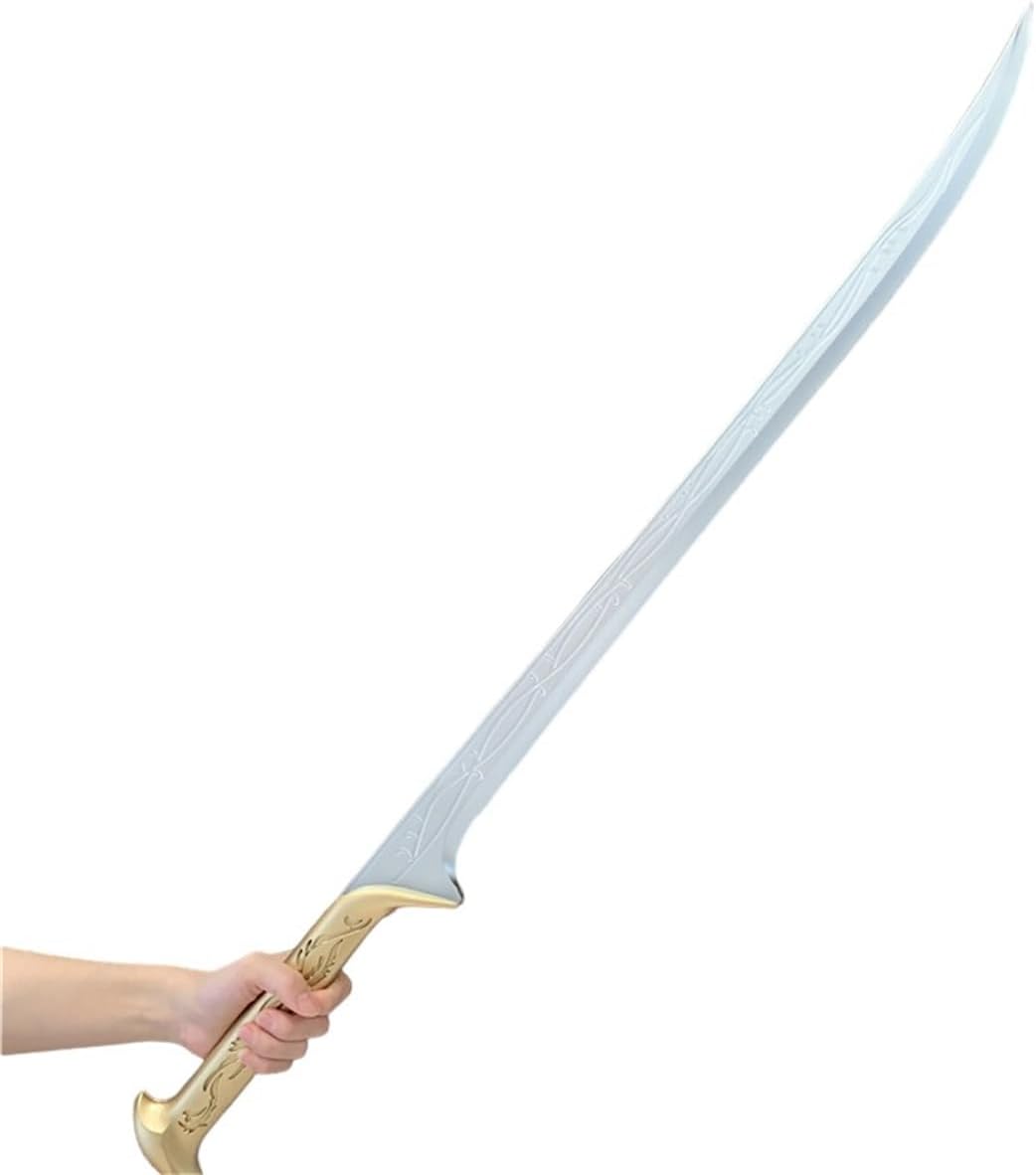 Monenjoy 西洋剣 105cm ウレタン樹脂製 片手剣 レプリカ武器 PU製 銀の