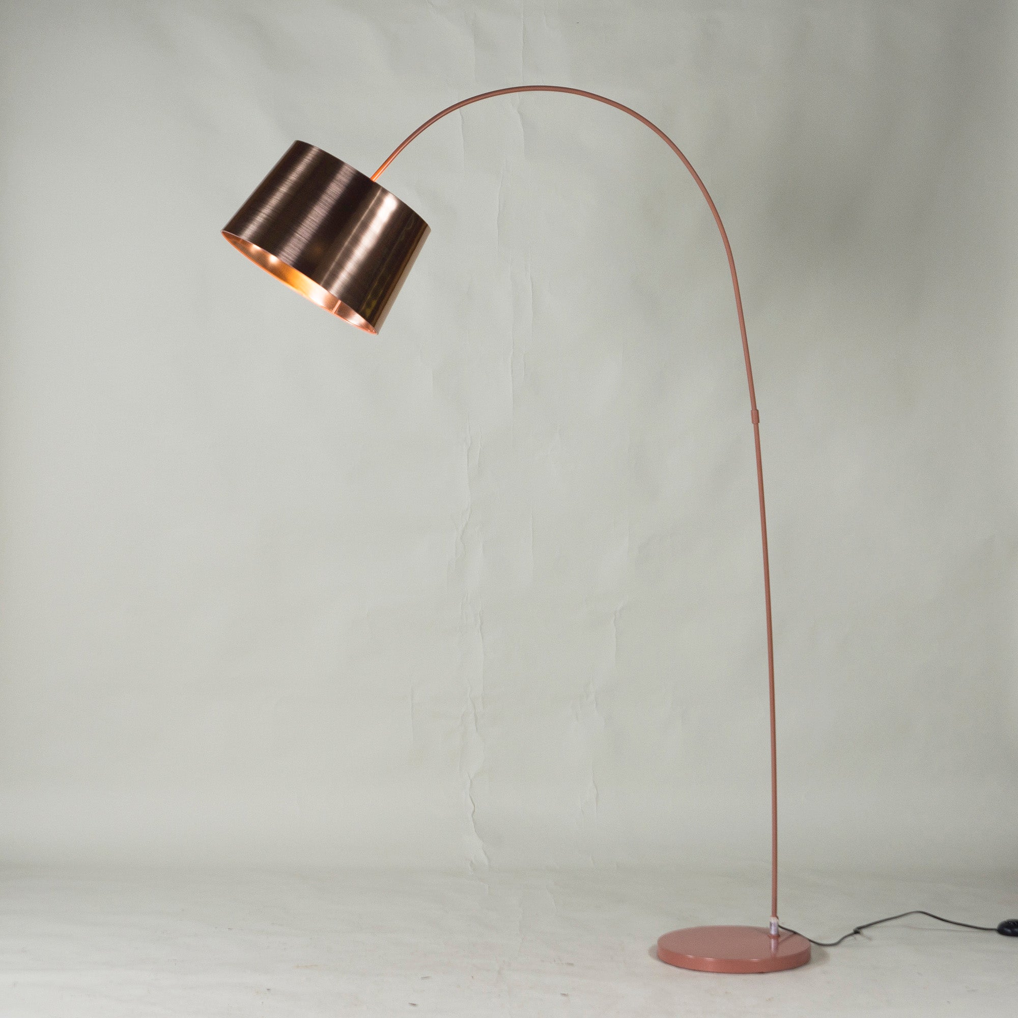 BoConcept KUTA Floor Lamp Brushed Copper Finish Stand Light Indirect L