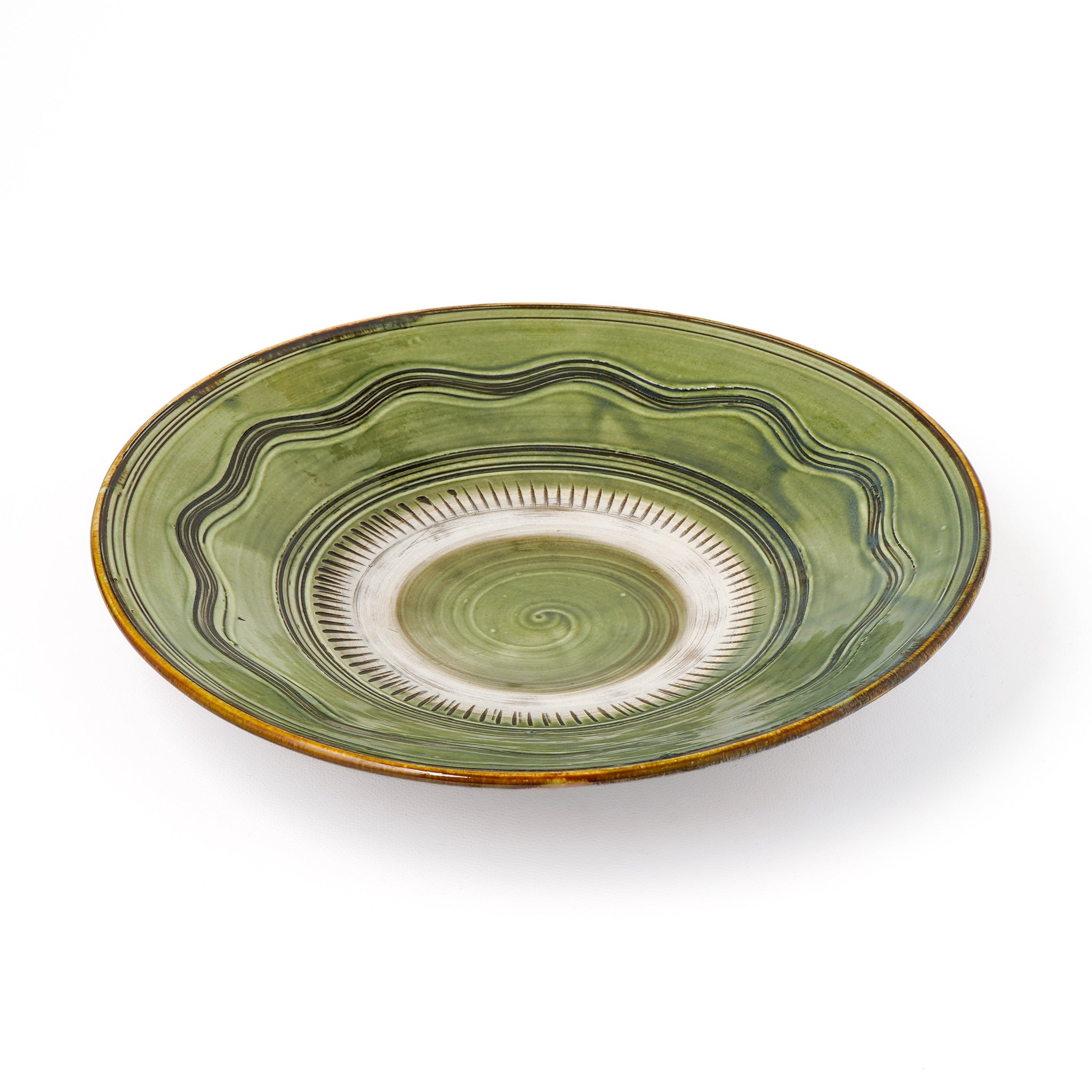 小鹿田焼 柳瀬元寿 皿 尺1寸 B – mono+iku 育む、暮らしの道具店