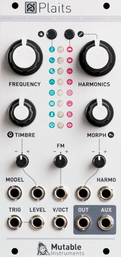 Mutable instruments Plaits - Eurorack Module on ModularGrid