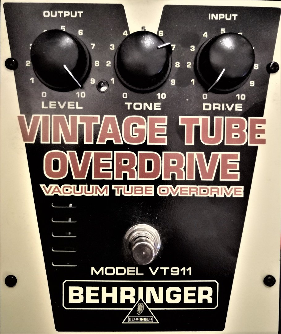 Behringer VT911 Vintage Tube Overdrive - Pedal on ModularGrid