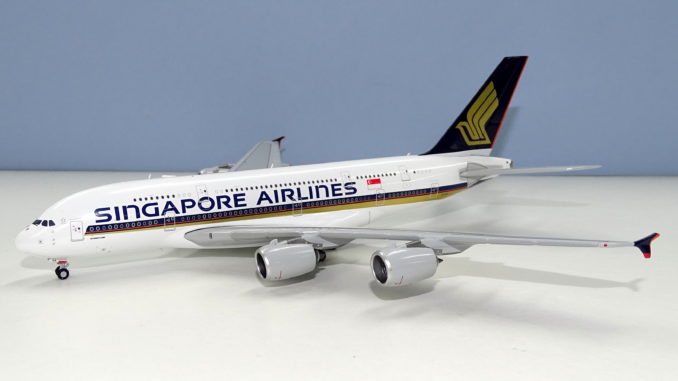 First Whale: Singapore Airlines Airbus A380-841 9V-SKA by JC Wings