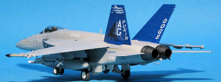 Academy 1/72 F-18E Super Hornet 'VFA-143 Pukin Dogs', by Scott Van