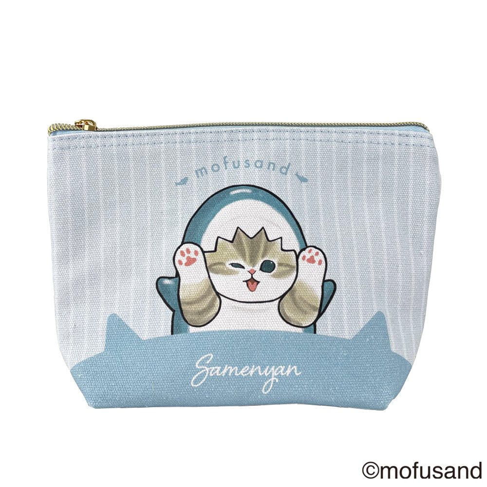 mofusand 綿ポーチ(サメにゃん) | mofusandもふもふマーケット