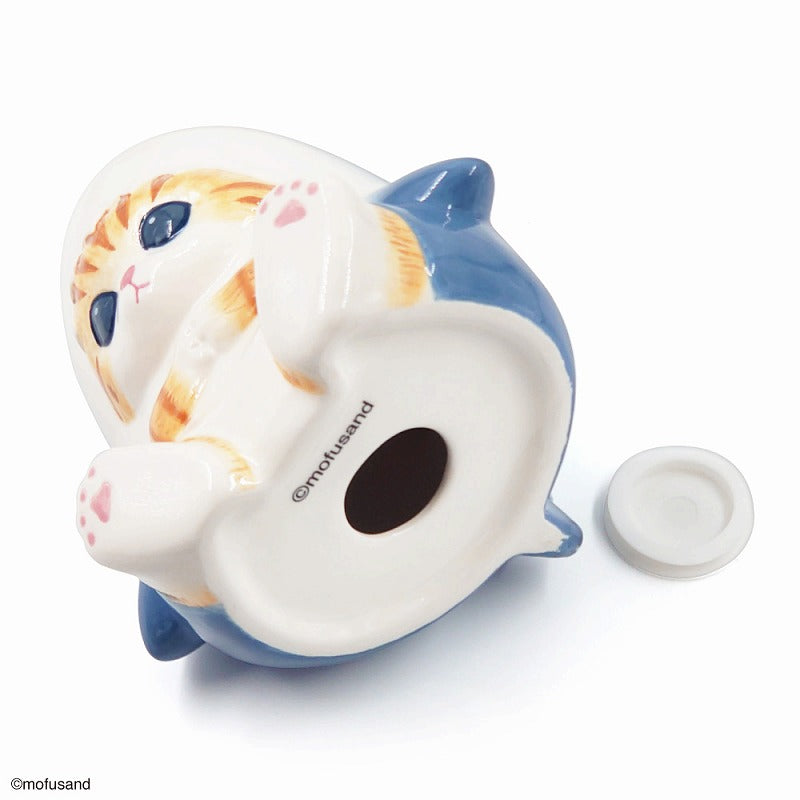 mofusand 陶器貯金箱(サメにゃん) | mofusandもふもふマーケット