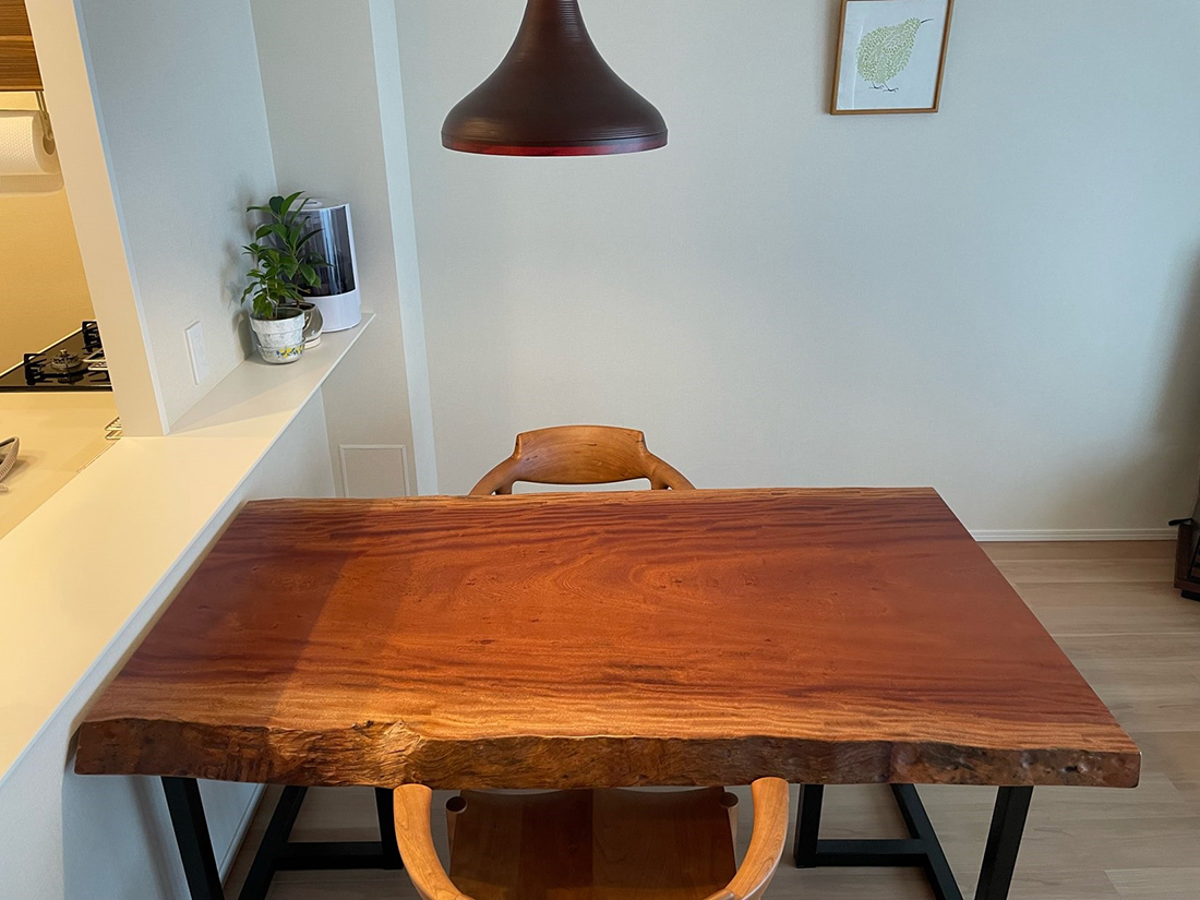 ダイニングテーブルxマホガニー【東京都 マホガニー様】シンガポール