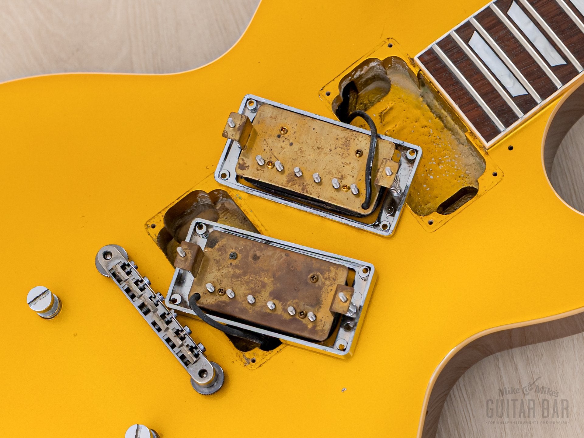 1984 Fernandes Burny Jeff Watson Signature LG-65JW Goldtop w/ Case, Ni