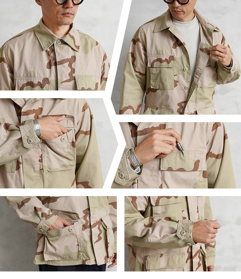ミリタリー 卸売 仕入れ 問屋 実物 USED 米軍 3カラーデザートカモ DCU