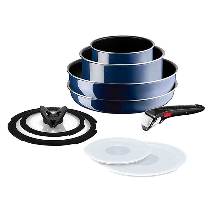 フライパン セット 9点セット ガス火専用 ブルー ｜ ミスターマックス