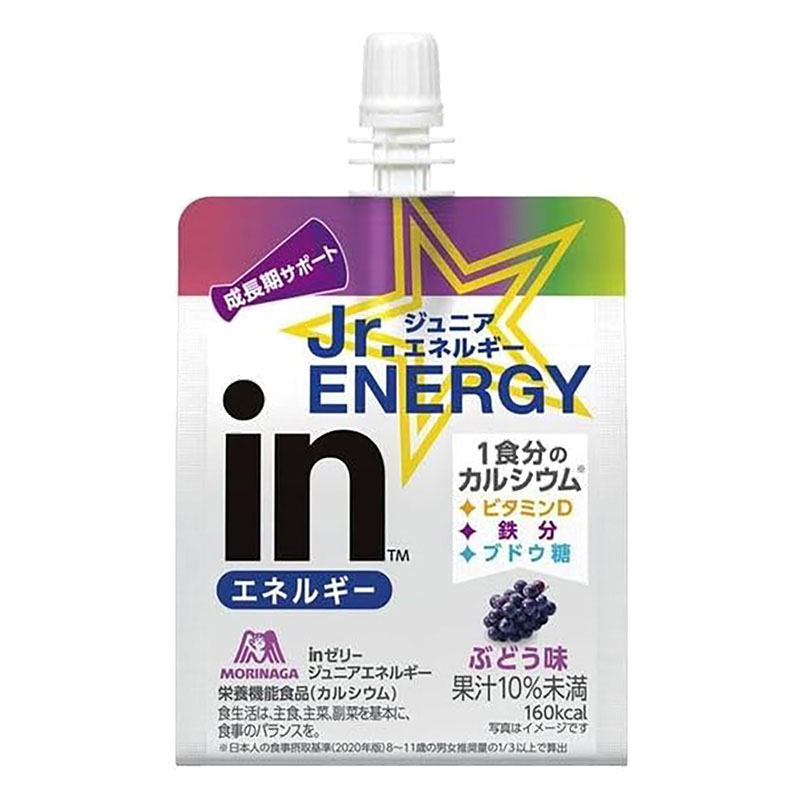inゼリー ジュニアエネルギー ぶどう味 180g ｜ ミスターマックス