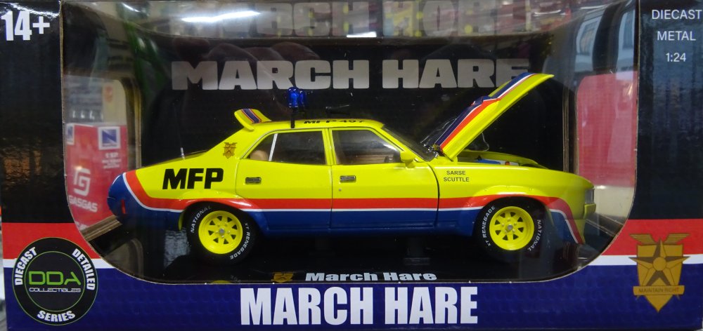DDA 1:24th scale Diecast – 1972 MFP March Hare Ford XA Falcon Mad