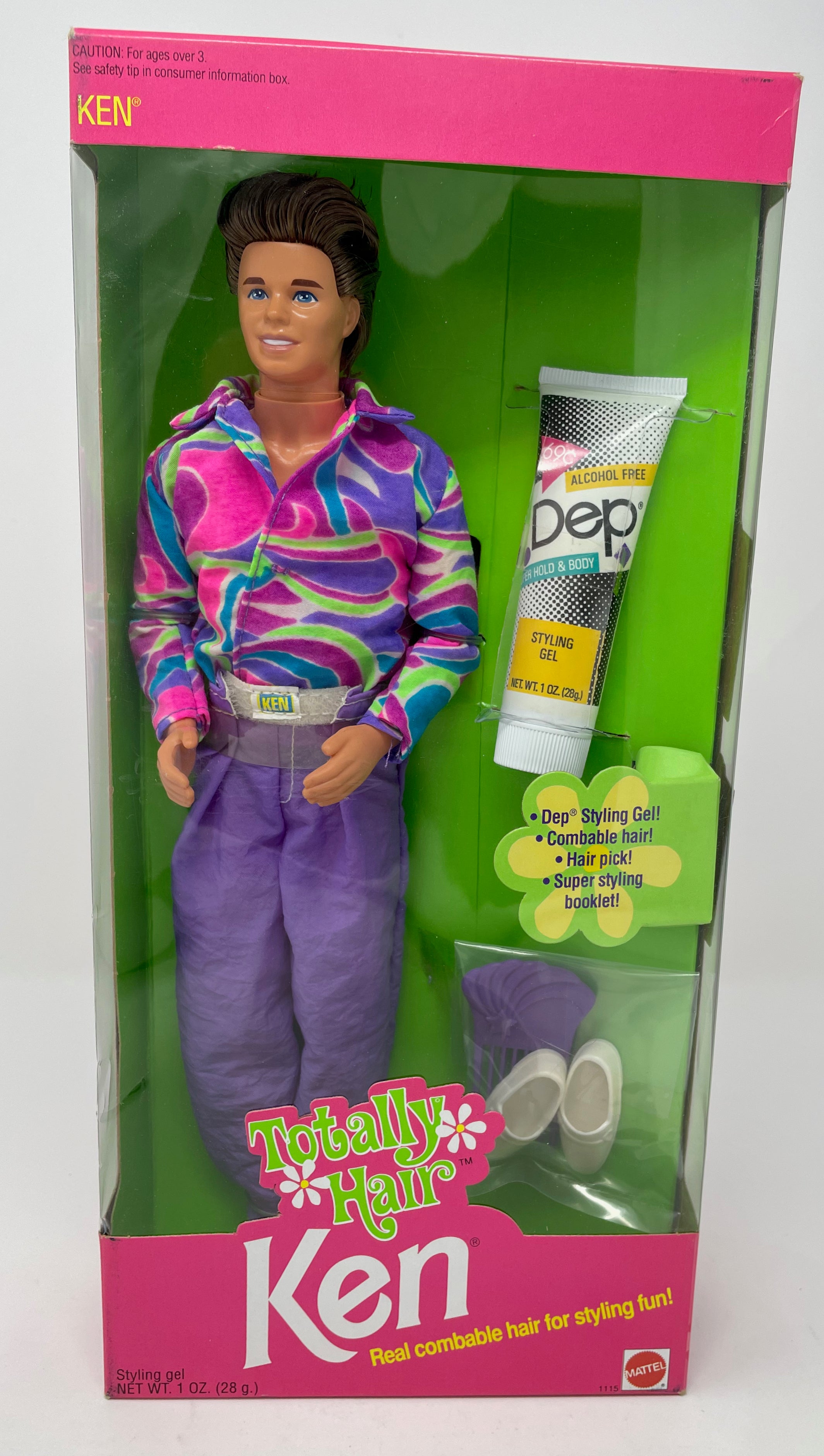 TOTALLY HAIR KEN - #1115 - MATTEL 1991 – Mr. Joe's Really Big Toys