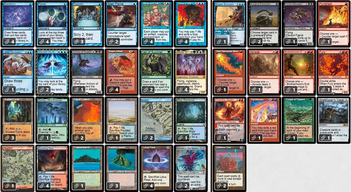 2024/05/25 日本レガシー選手権・春 TOP16 Decklist【BIGWEB | MTG