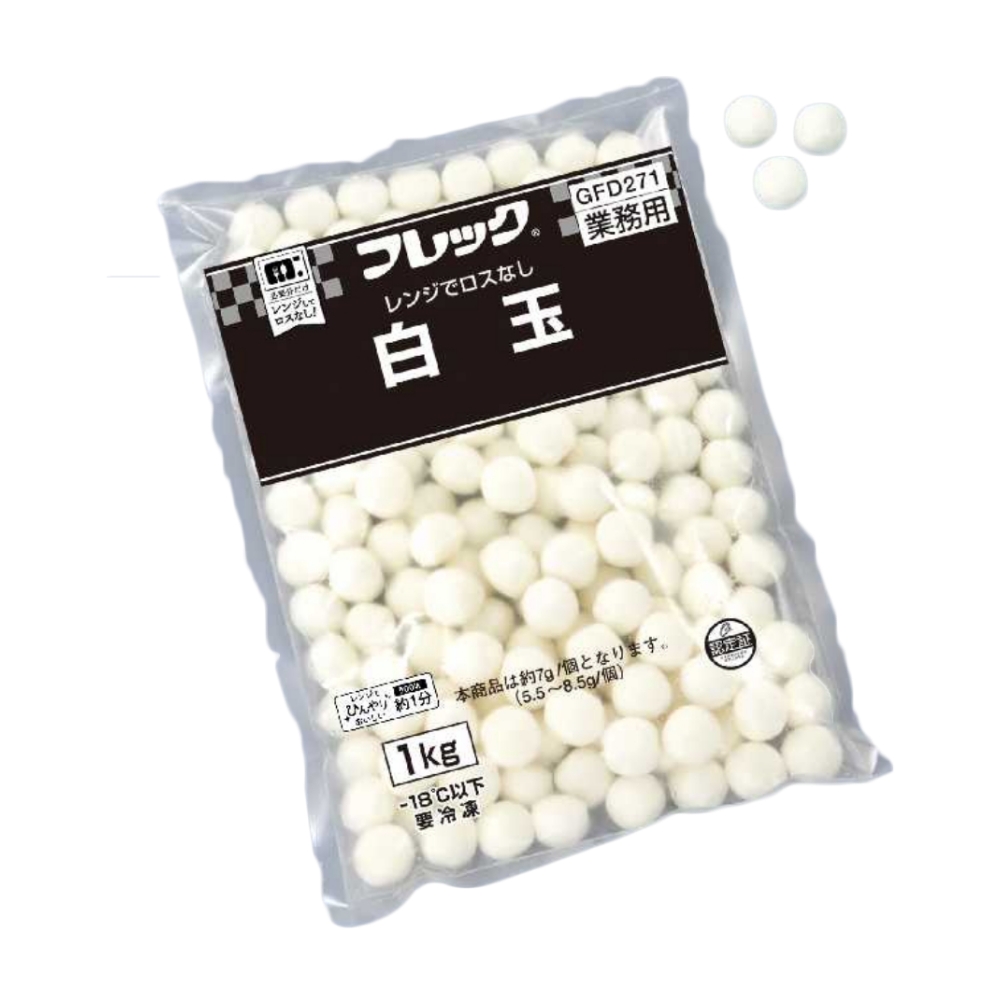 フレック 白玉 1kg (冷凍) | 株式会社ムラカミフーズ