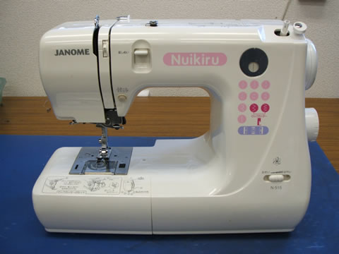 ジャノメミシン ジャノメ電子ミシン Nuikiru ヌイキル N515 の