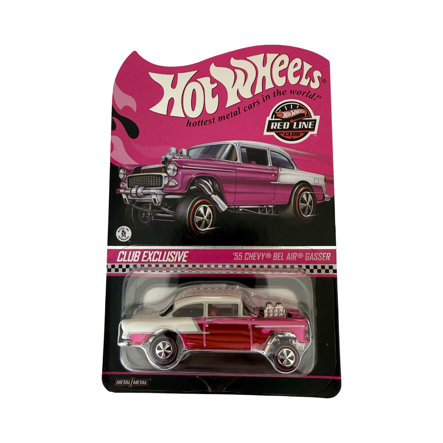 Hot Wheels 1:64 2025 RLC Red Line Club '55 Chevy Bel Air Gasser
