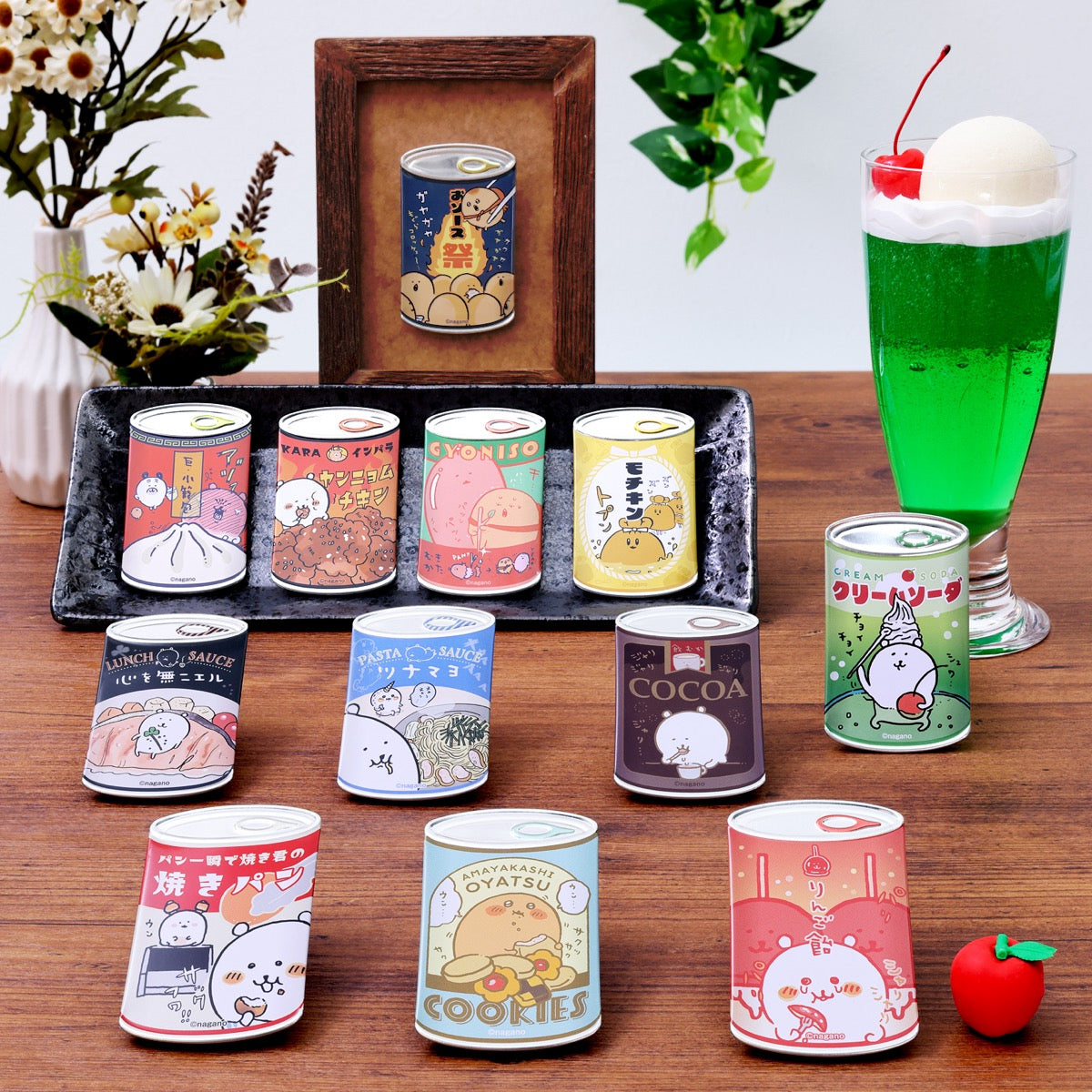 ナガノキャラクターズ mitamemo缶バッジ（全12種）1BOX 12個入