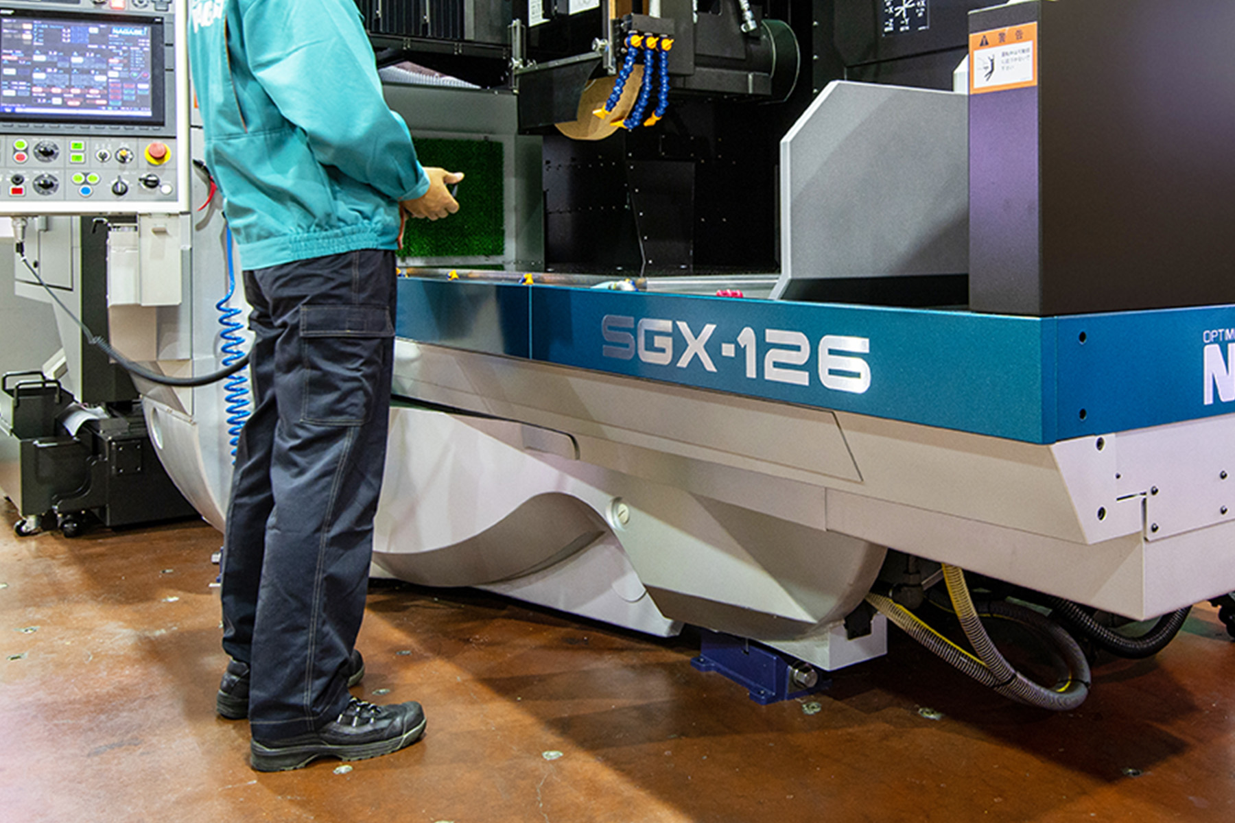 高精度門型平面研削盤 SGX-126・168 | 株式会社ナガセインテグレックス