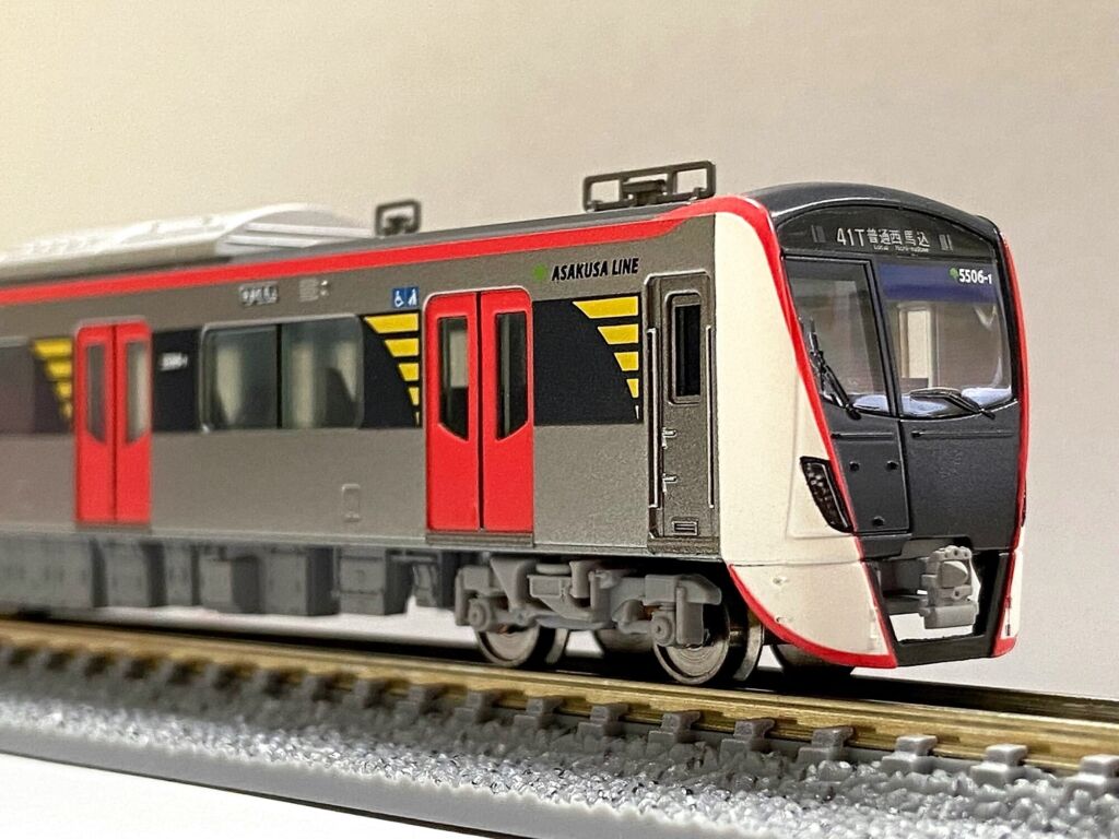 ﾎﾟﾎﾟﾝﾃﾞｯﾀ 都営5500形 浅草線8両セット (M) 品番：6020 | NGaugeJP