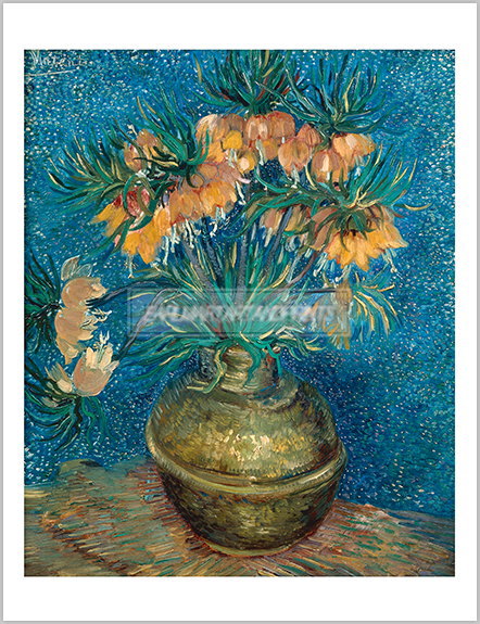 ゴッホ ユリと銅花瓶 1887