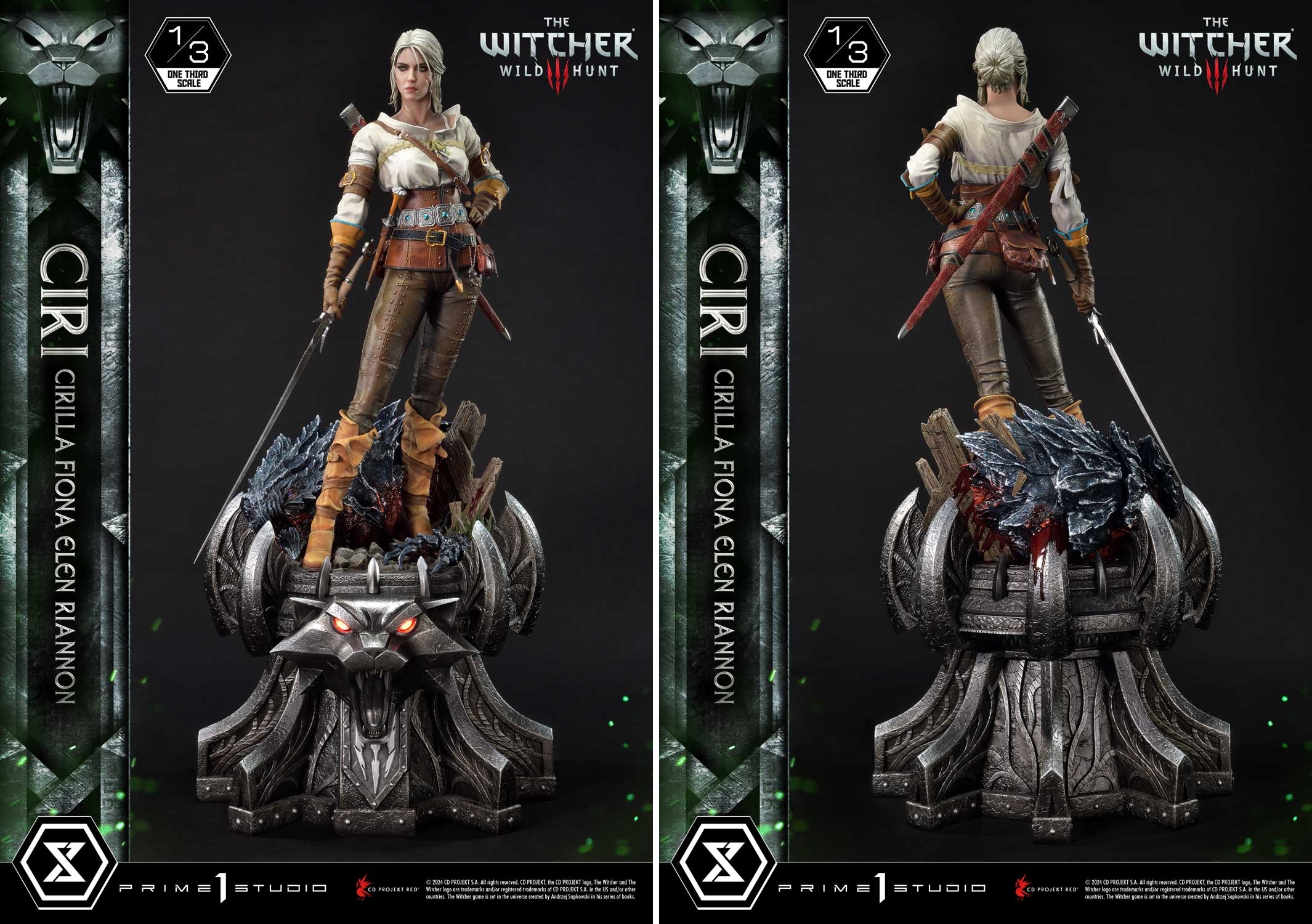 ウィッチャー3 ワイルドハント』「シリ」の1/3スケールスタチューが発表