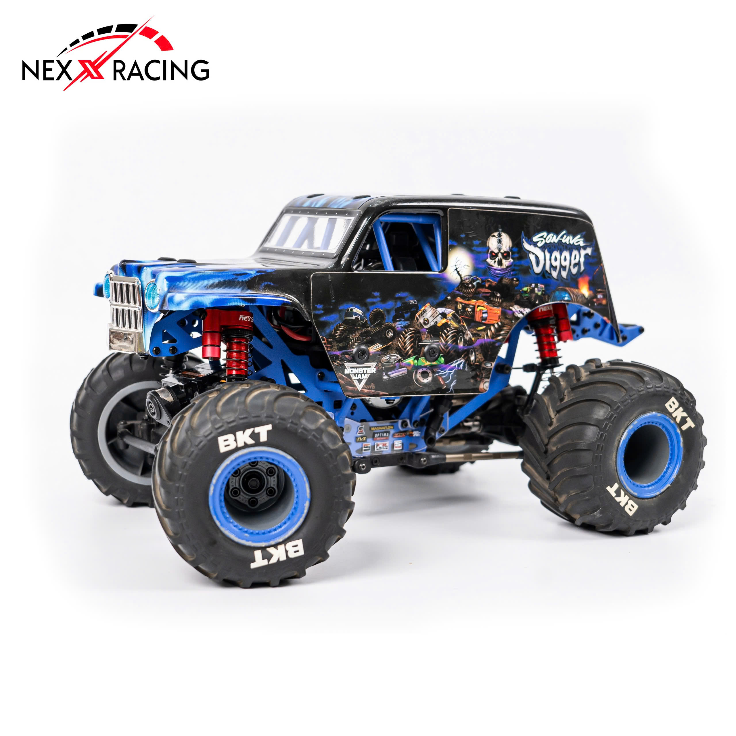 NX-466 Nexx Racing 65mm Reservoir shocks (4pcs) for 1/18 Mini LMT