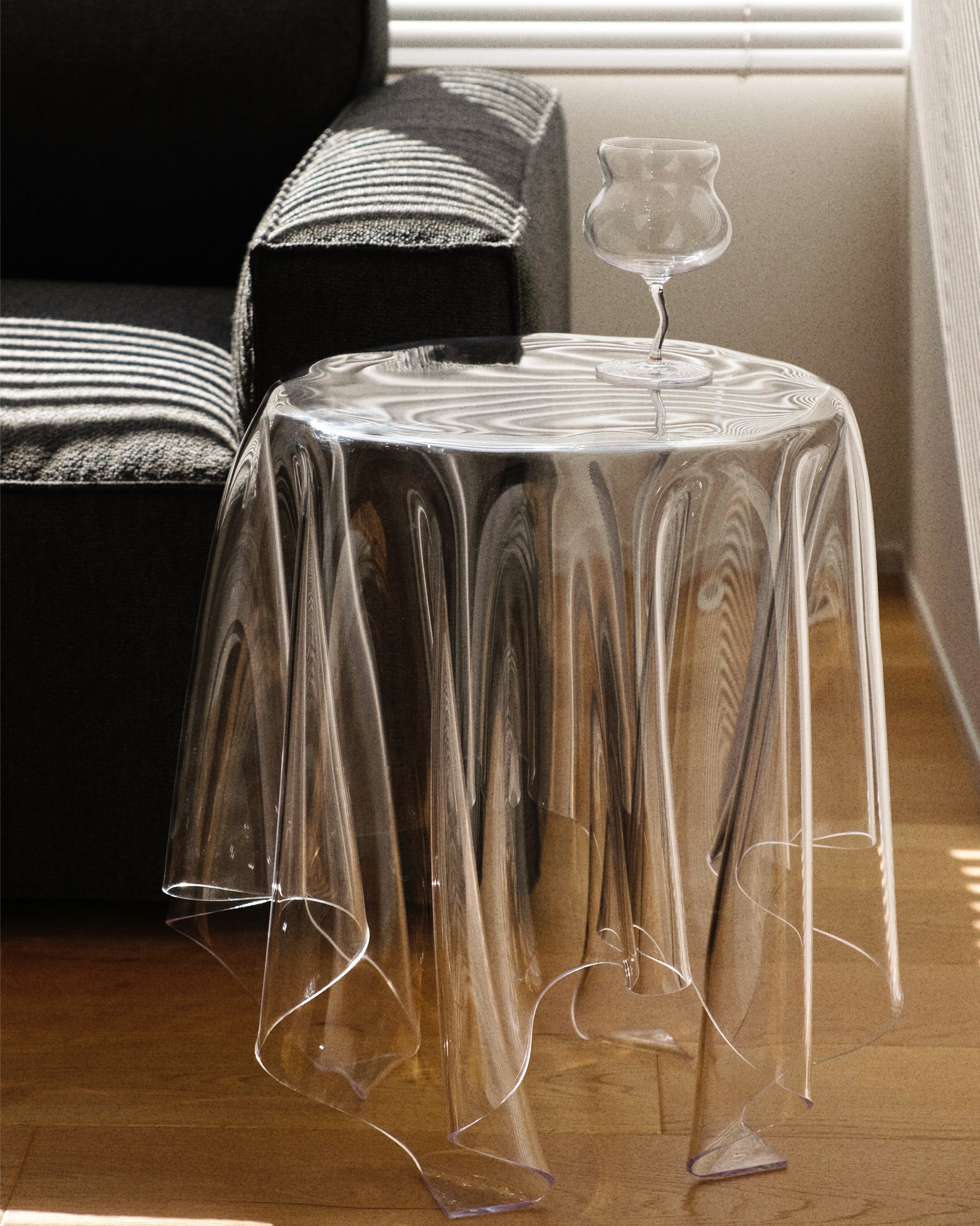 最短翌日配送】テーブルクロスサイドテーブル 屋外テーブル 透明