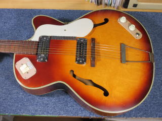 TEISCO EP-14 - フレット交換、ナット交換、ブレーシング剝がれ