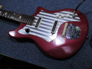 Guyatone LG-80T - ビザール、ポット交換、配線改造 - ギターリペア